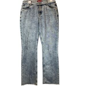 Stop Jeans Rare Colombian Butt Lift Boot Cut Womens size 8 Distressed Frayed Hem